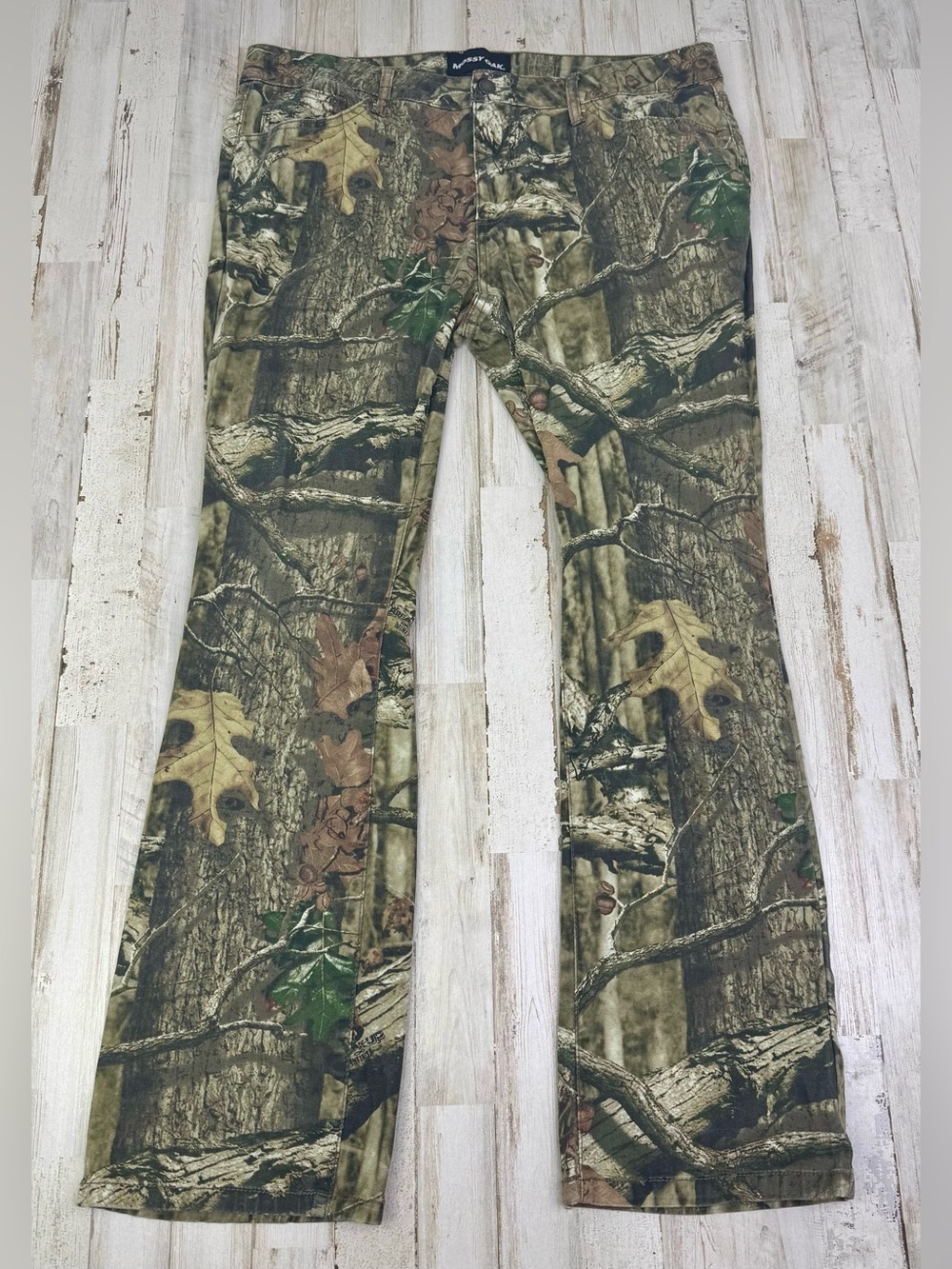 Mossy Oak Pants Womens 14 (36x31) Bootcut Break Up Infinity Camo Hunting Outdoor